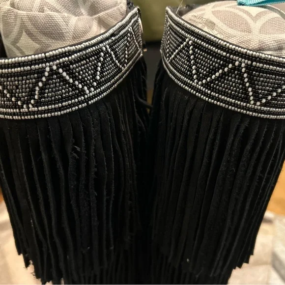 Denise Suede Fringe Boot - Picture 9 of 16